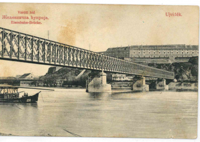 Vasúti híd – Újvidék képeslap