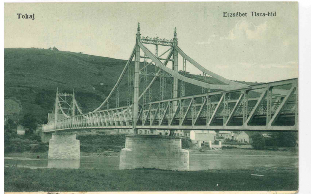Tokaj – Erzsébet Tisza-híd képeslap
