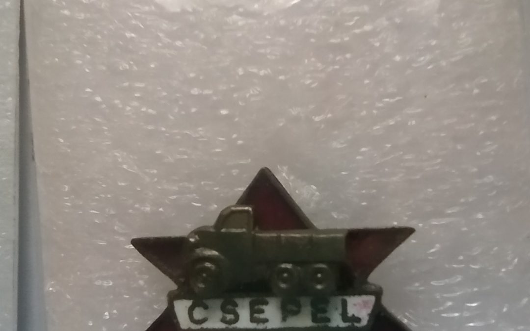 Teherautós Csepel  jelvény