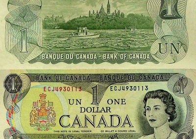 5 dollár kanadai bankjegy