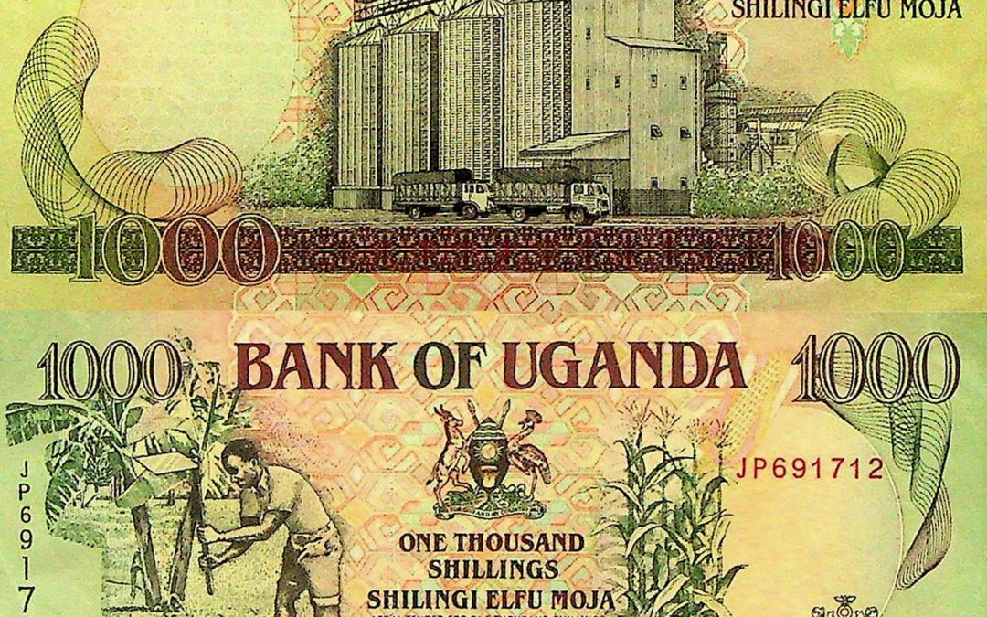 1000 shilling ugandai bankjegy