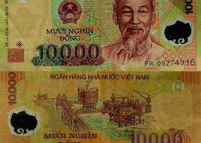 10000 dong vietnámi bankjegy