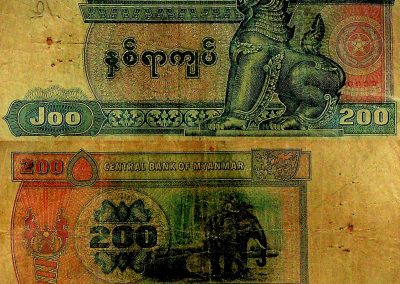 200 kjat mianmari bankjegy