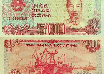 500 dong vietnámi bankjegy
