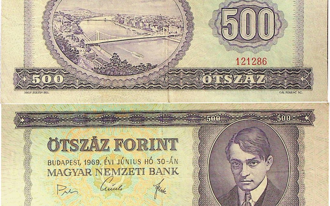 500 Forintos Magyar bankjegy