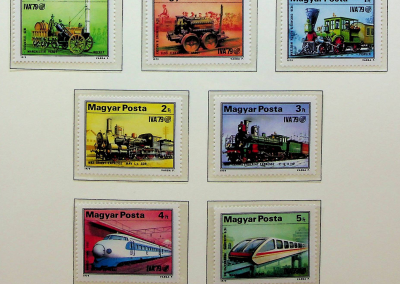Magyar Posta  vasuti bélyegek