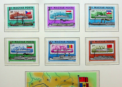 Magyar Posta hajózással kapcsolatos bélyegek
