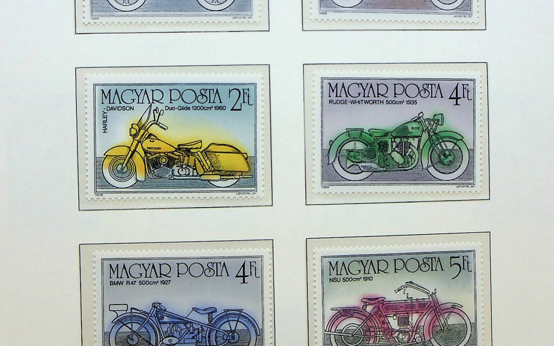 Magyar Posta motoros bélyegek