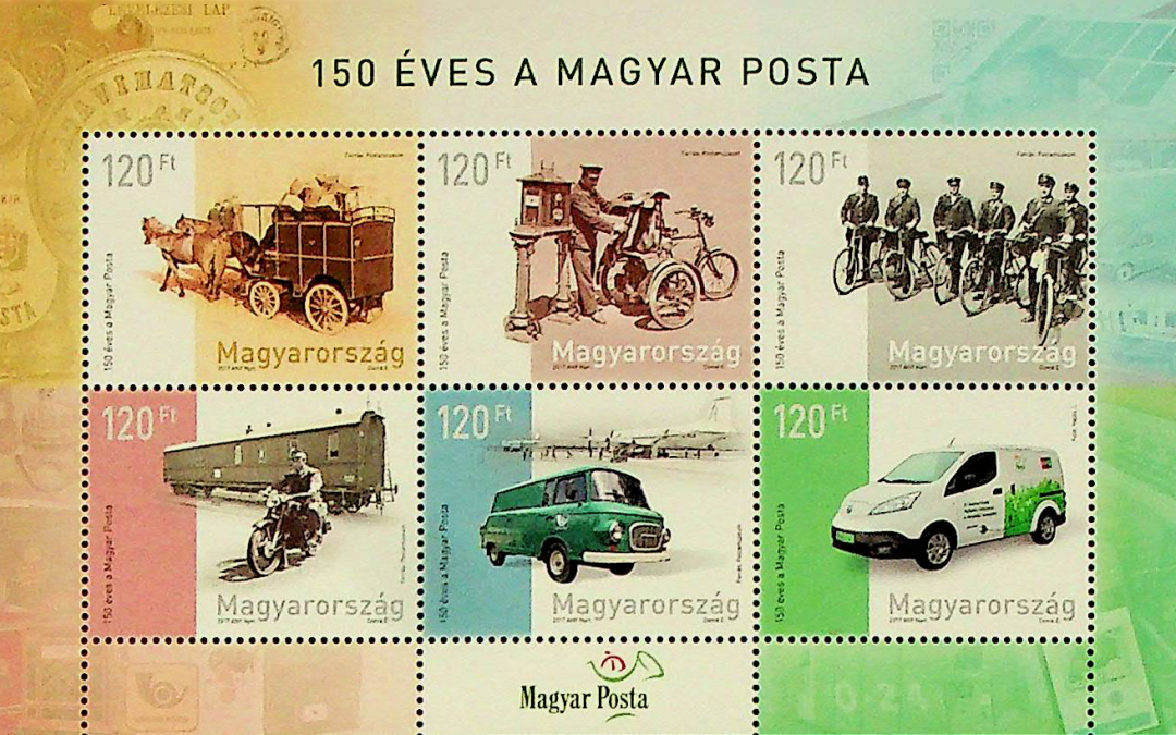 150 éves a Magyar Posta bélyegek