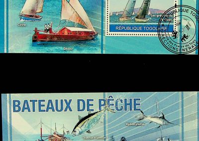 Togoi hajós bélyegek