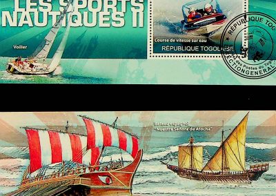 Togoi hajós bélyegek 2