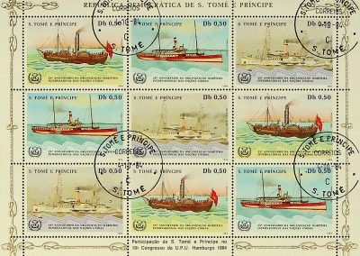 São Tomé és Príncipei hajós bélyegek