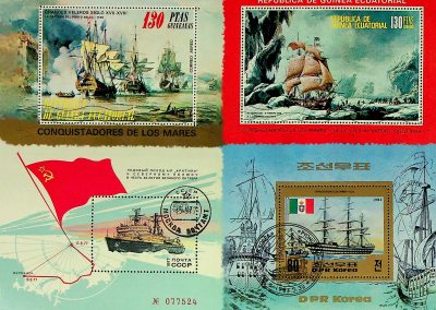 Egyenlítői-Guineai hajós bélyegek