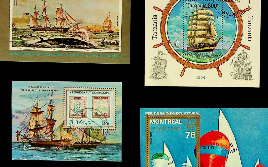 Kubai, guineai és tanzániai hajós bélyegek