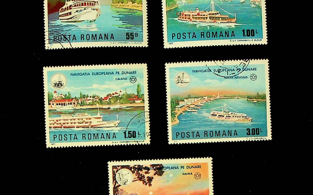 Román hajós bélyegek