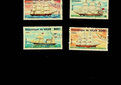 Nigeri hajós bélyegek
