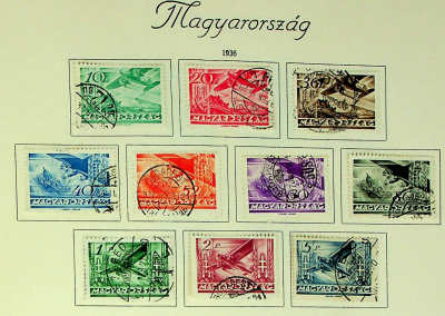 Magyar repülős bélyegek
