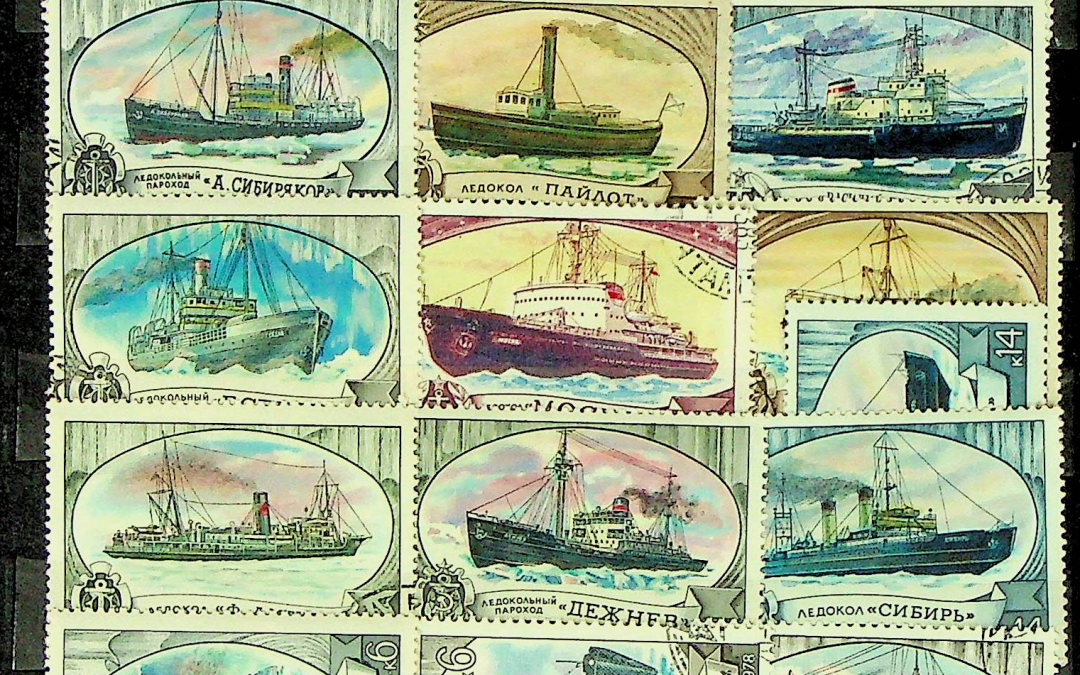 Orosz hajós bélyegek 3